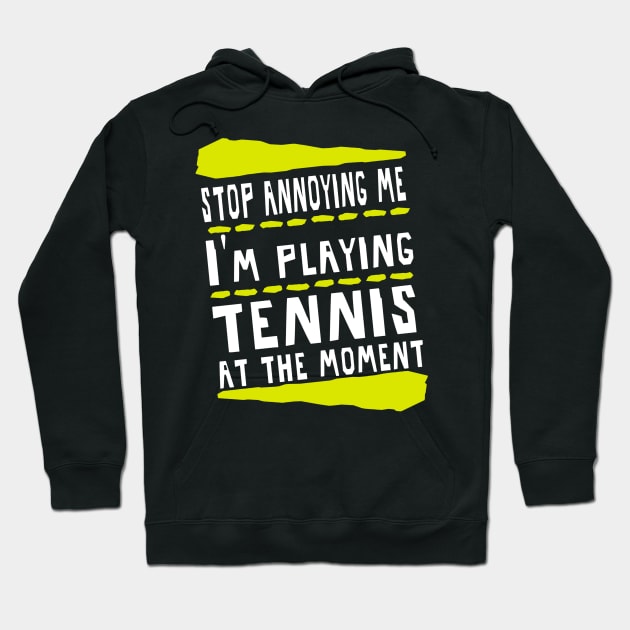 Tennis tennis racket backhand serve Hoodie by FindYourFavouriteDesign